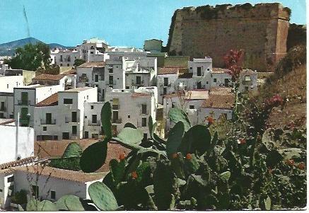 POSTAL L00889: Barrio de la Peña en Ibiza