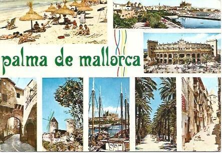POSTAL L00891: Vistas de Palma de Mallorca