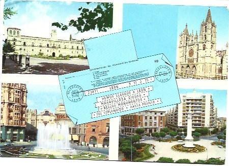 POSTAL L00897: Vistas de Leon