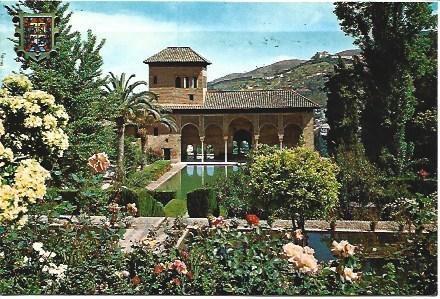 POSTAL L00906: Jardines de la Alhambra de Granada