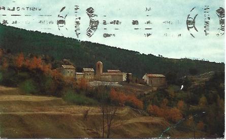 POSTAL L00882: Vista del Castillo de L'Areny