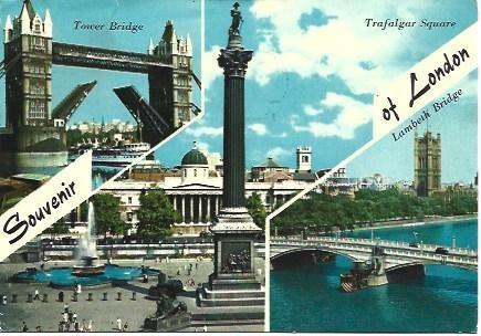 POSTAL L00859: Souvenir de Londres