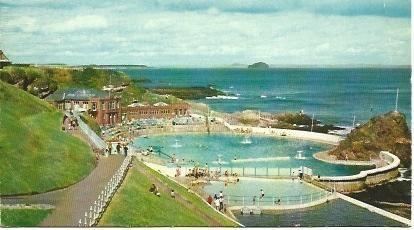 POSTAL L00869: Piscina en Dunbar, Escocia