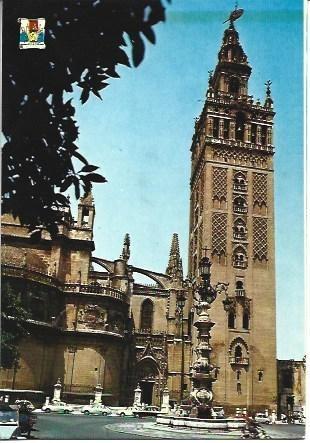 POSTAL L00745: Giralda y Catedral de Sevilla