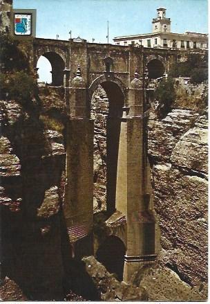 POSTAL L00747: Puente Nuevo en Ronda, Malaga