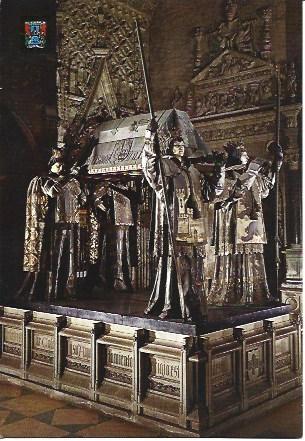 POSTAL L00748: Monumento a Colon en la Catedral de Sevilla