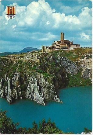 POSTAL L00749: Vista general de Torreciudad, Huesca