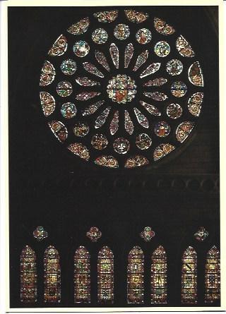 POSTAL L00715: Roseton de la Catedral de Lyon