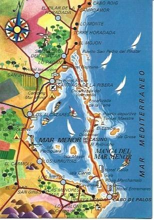 POSTAL L00720: Mapa del Mar Menor