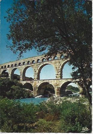 POSTAL L00781: Acueducto romano de Gard. Francia