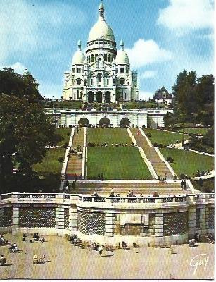 POSTAL L00783: Colina de Montmatre en Paris
