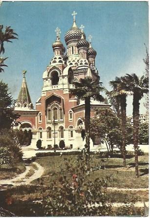 POSTAL L00796: Iglesia Ortodoxa de Niza, Francia