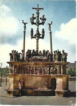 POSTAL L00799: Calvario en Plougastel Daoulas, Francia