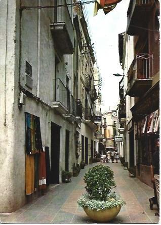 POSTAL L01062: Calle tipica de El Vendrell, Tarragona