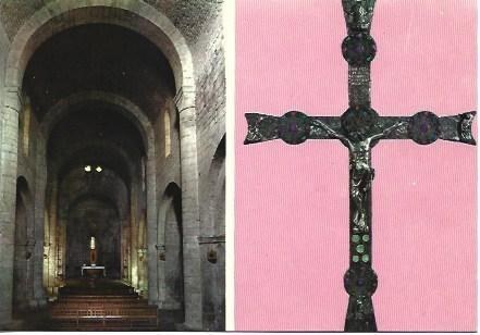 POSTAL L01026: Cruz del Monasterio de Santa Maria de Vilabertran