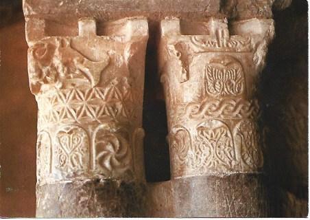 POSTAL L01028: Capiteles del Monasterio de San Millan de Suso
