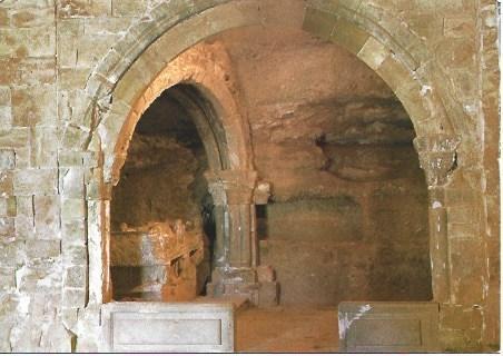 POSTAL L01027: Capilla sepulcral del Monasterio de San Millas de Suso