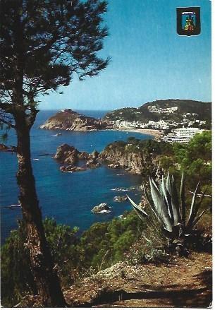 POSTAL L01097: Vista parcial de Tossa de Mar, Girona