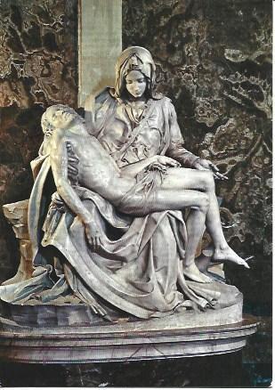 POSTAL L01100: La Piedad, por Miguel Angel