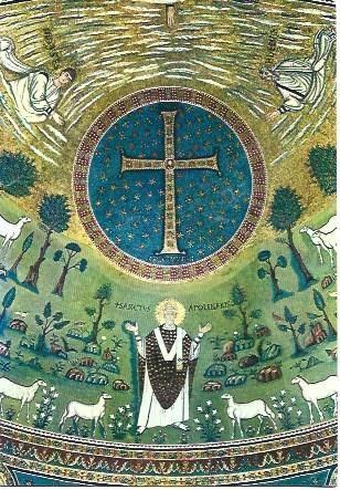 POSTAL L01102: Cruz de San Apolinario en Ravenna