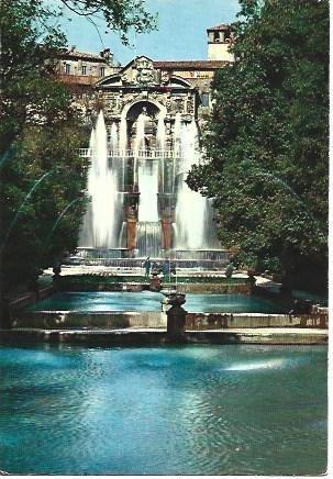 POSTAL L01103: Fontana dell'Organo en Tivoli, Italia