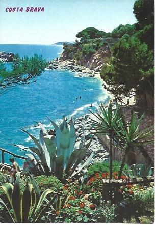 POSTAL L01071: Vista parcial de la Costa Brava