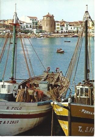 POSTAL L01073: Barcos en Cambrils, Tarragona