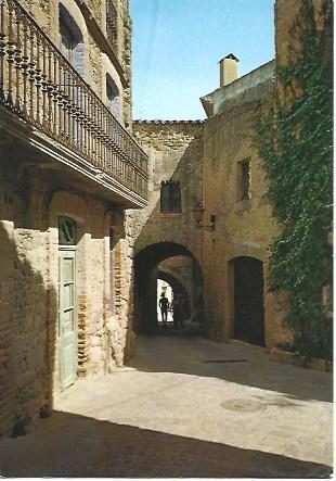 POSTAL L01079: Recinto medieval de Pals, Girona