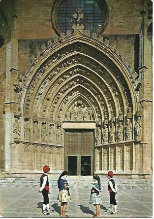 POSTAL L01086: Iglesia de Castello d'Empuries, Girona