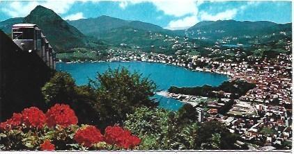 POSTAL L00950: Funicular del Monte Bre en Lugano