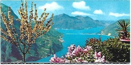 POSTAL L00952: Vista desde San Salvatore en Lugano