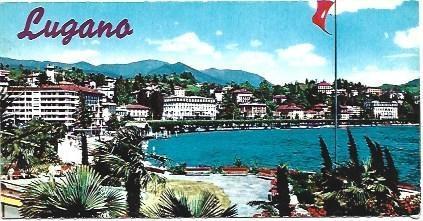 POSTAL L00955: El Lungolapo de Lugano, Italia