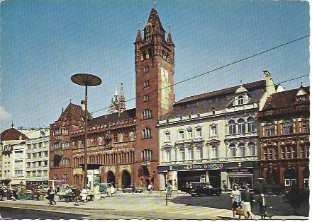 POSTAL L00956: Marktplatz en Basel