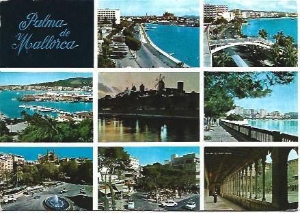 POSTAL L00919: Panoramicas de Palma de Mallorca