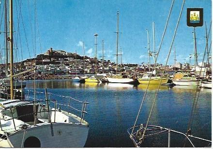 POSTAL L00926: Vista de Ibiza desde el Paseo Maritimo