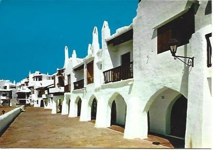 POSTAL L00928: Casas de pescadores en Biniseca, Menorca