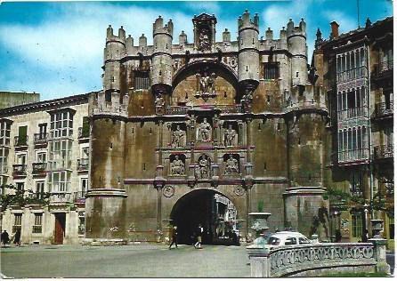 POSTAL L00933: Arco de Santa Maria en Burgos