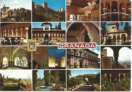 POSTAL L00922: Vistas de Granada