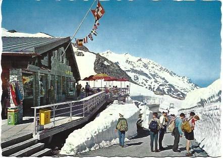 POSTAL L00989: Restaurante de Susten-Pass, Suiza