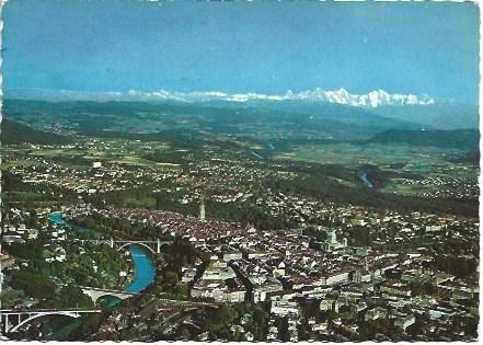 POSTAL L00986: Berna y los Alpes