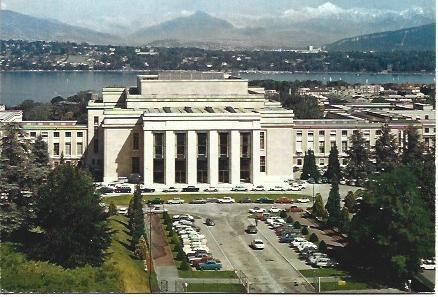POSTAL L00968: Palacio de las Naciones en Genova