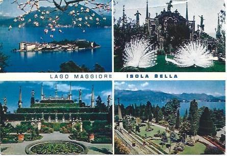 POSTAL L00972: Lago Maggiore e Isla Bella, Italia
