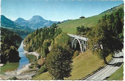 POSTAL L00977: Lago de Montsalvan, Suiza