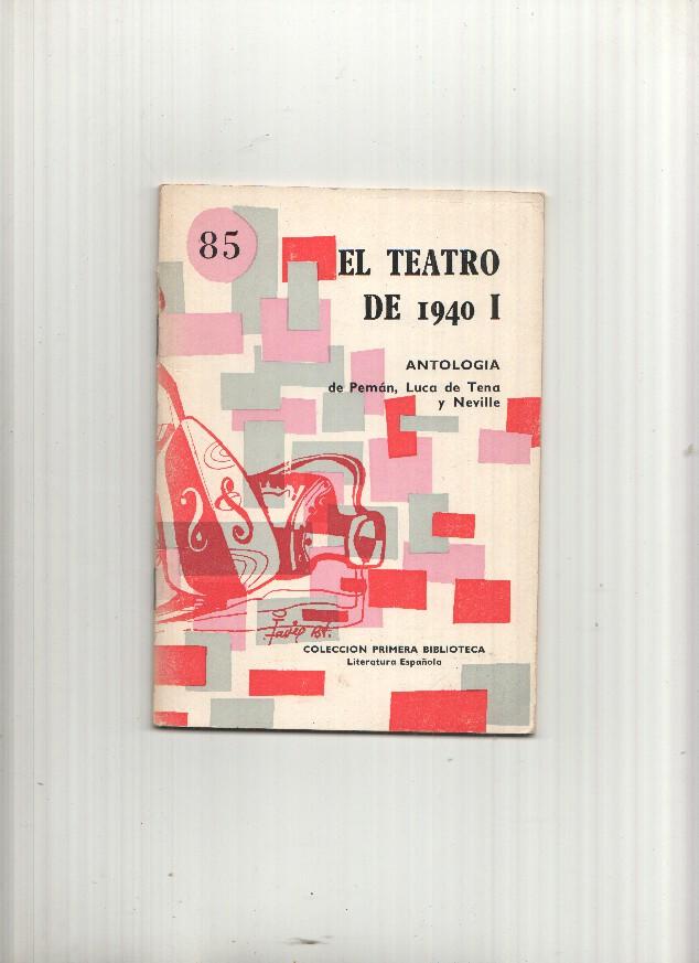 El teatro de 1940 , I