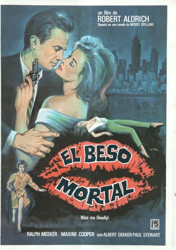 Caratula cine: El beso mortal