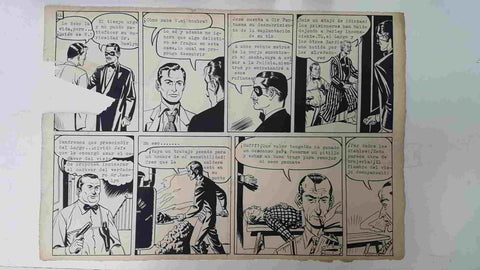 Dibujo original de: Julio Vivas: Sir Fantasma numerado 146/20 en trasera