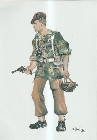 Lamina uniforme militar numerada 3 en trasera: L'Homme du S.A.S