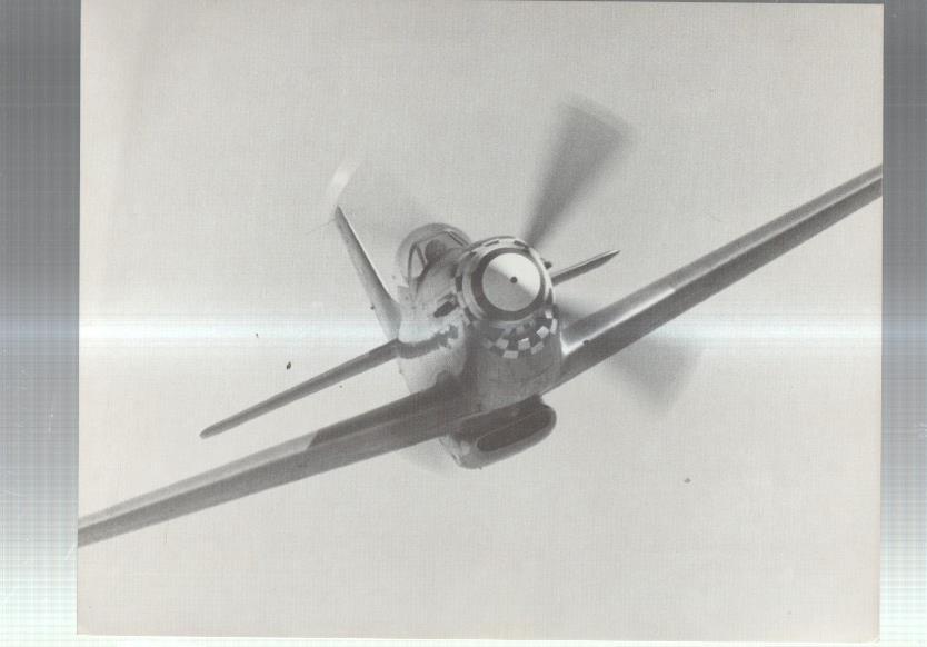 Lamina aviacion numerada 5 en trasera: Mustang americano  P-51D