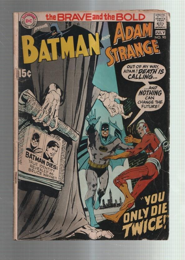 The Brave ant the Bold numero 90: Batman and Adam Strange (ejemplar aviejado)