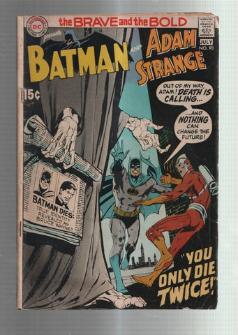 The Brave ant the Bold numero 90: Batman and Adam Strange (ejemplar aviejado)